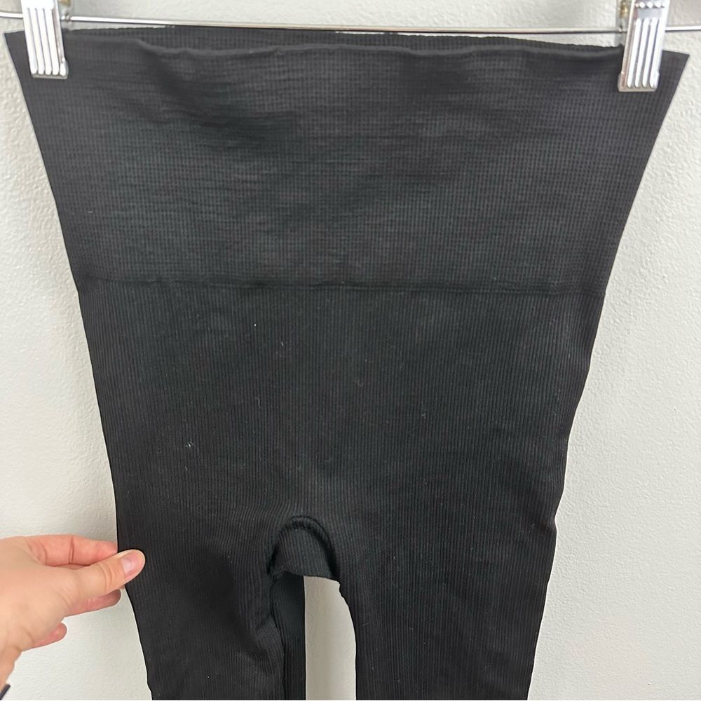 SPANX Black Look-At-Me Leggings Size Large - Picture 7 of 14